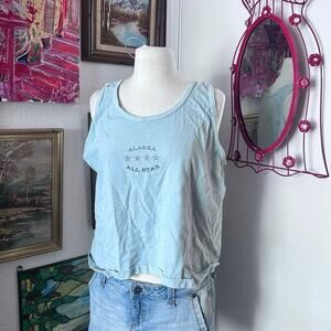 cal cru alaska all star blue star tank top